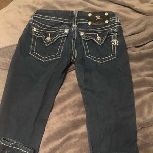 Miss Me dark wash skinny jeans